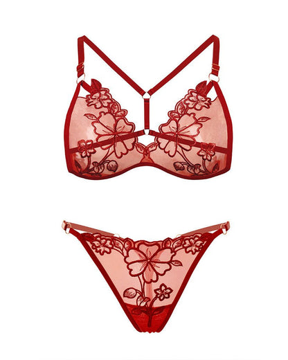 Just One Look Mesh Lingerie Set