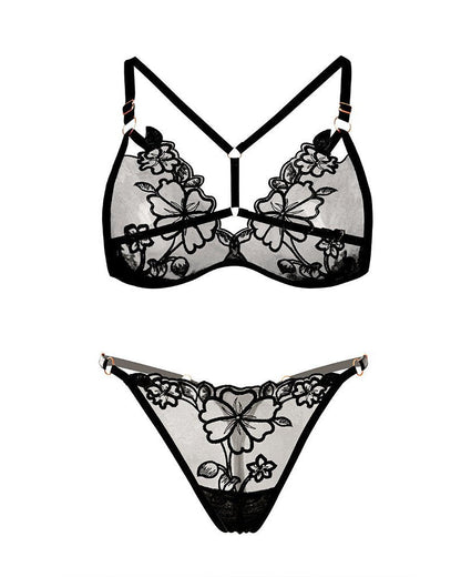 Just One Look Mesh Lingerie Set