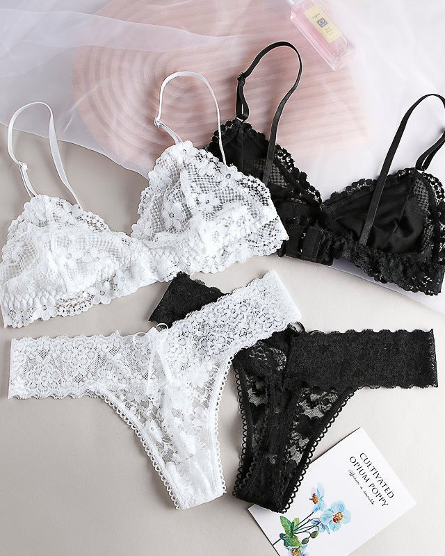 Straight to the Point Lace Lingerie Set