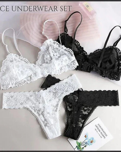 Straight to the Point Lace Lingerie Set
