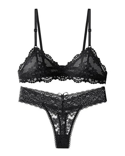 Straight to the Point Lace Lingerie Set