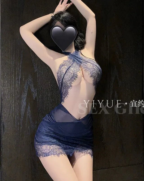 Ocean After Dark Confidence Lace Mini Lingerie