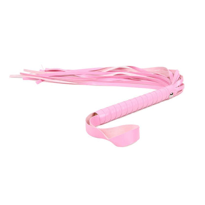 PINK LEATHER BDSM BONDAGE KIT - 8 Pcs