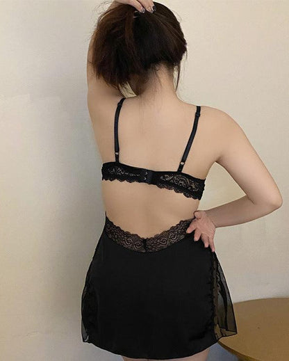 The Soft Allure Satin & Lace Elegance Plus Size Lingerie