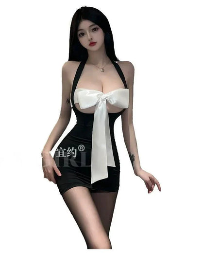 Pretty Problem Bow Bodycon Lingerie