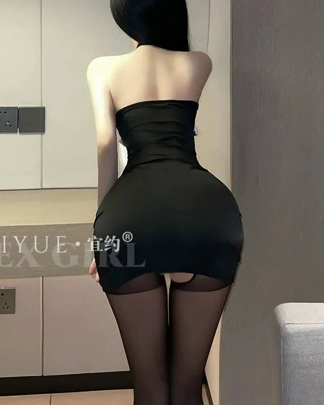 Pretty Problem Bow Bodycon Lingerie
