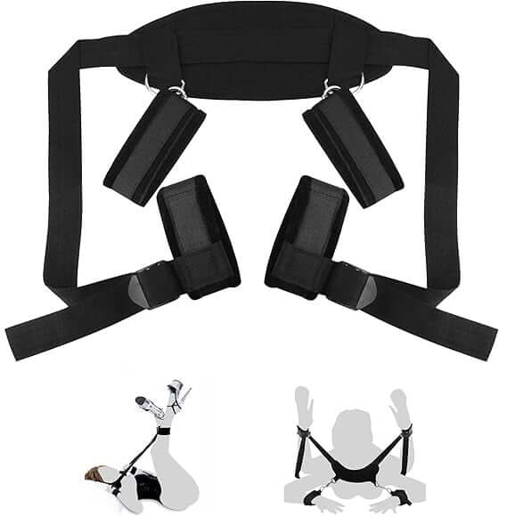 Bed Restraint Set – BDSM Hand & Ankle Cuffs