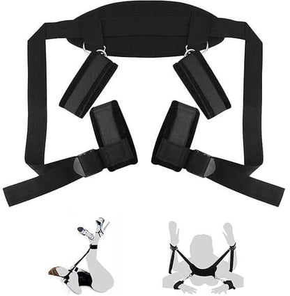 Bed Restraint Set – BDSM Hand & Ankle Cuffs