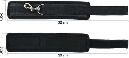Adjustable BDSM Full Body Restraint Kit – Neck & Hand Cuffs for Couples