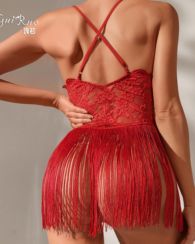 Gatsby Nights Backless Lace Lingerie