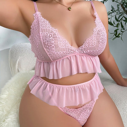 Tickled Pink Plus Size Lace Lingerie