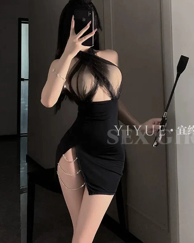Under NDA Energy Sheer Halter Lingerie