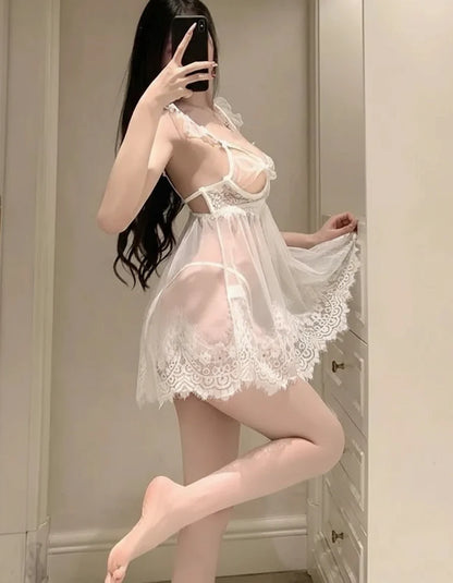 Unwrap Me Lace Babydoll Lingerie